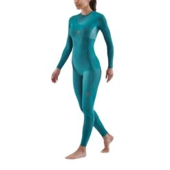 SKINS Compression 5-Series Longsleeve Shirt Women - Teal 10 SKINS Compression 5-Series Longsleeve Shirt Women - Teal -RunGear Elite skins compression 5 series women top long sleeve teal 3 894145