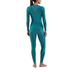 SKINS Compression 5-Series Longsleeve Shirt Women - Teal 13 SKINS Compression 5-Series Longsleeve Shirt Women - Teal -RunGear Elite skins compression 5 series women top long sleeve teal 6 894142