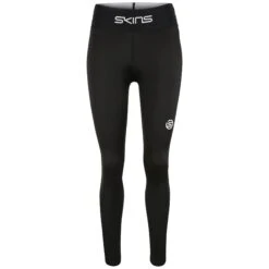 SKINS 1-Series 7/8 Long Tights Women - Black -RunGear Elite skins compression women 1 series 7 8 long tights black 1 893082