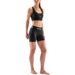 SKINS 1-Series Women's Running Shorts - Black -RunGear Elite skins compression women 1 series running shorts black 4 1131246
