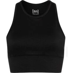 SUPER.NATURAL Liquid Flow Top Women - Jet Black