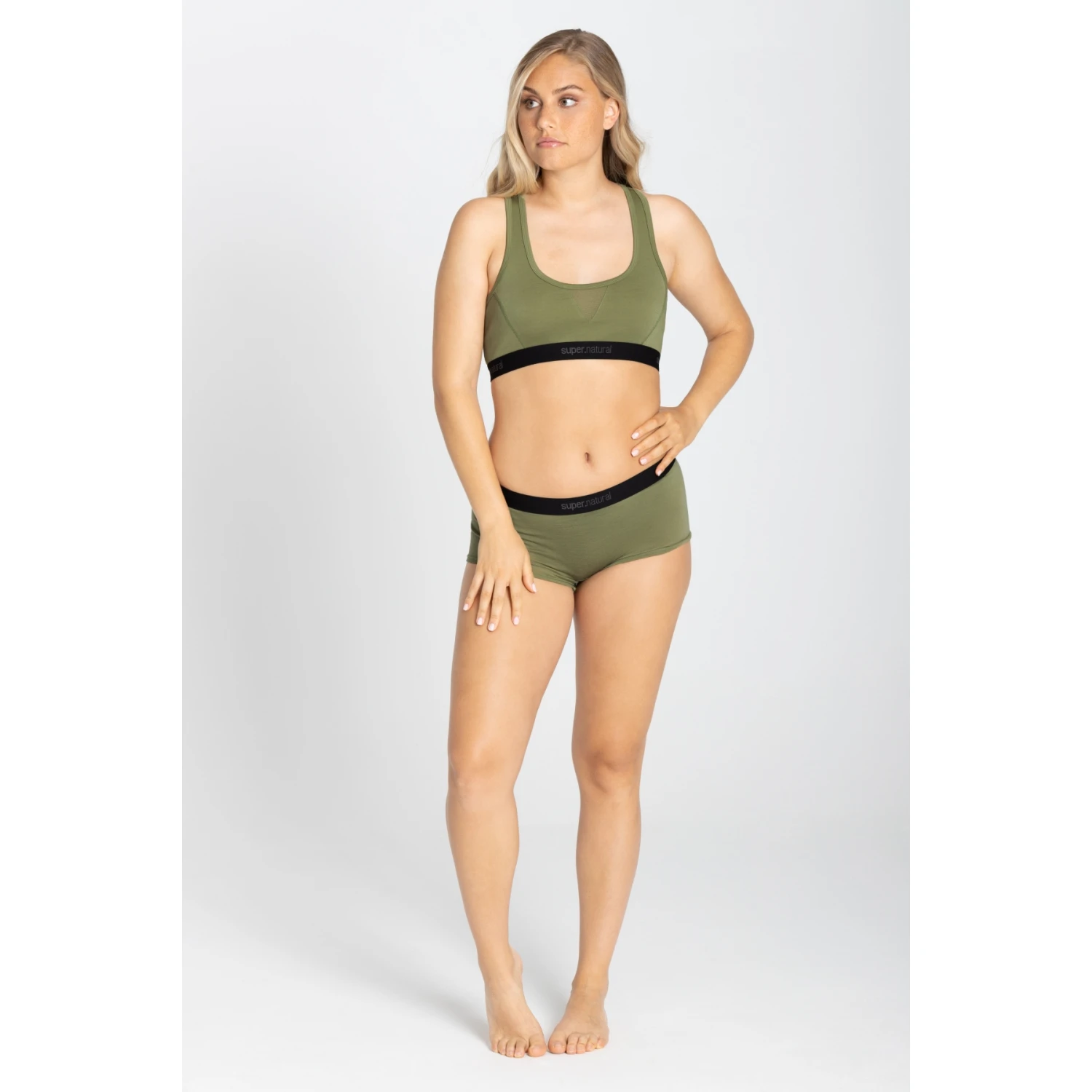 SUPER.NATURAL Women Semplice Bra 220 - Living Coral 5 SUPER.NATURAL Women Semplice Bra 220 - Living Coral - Image 5