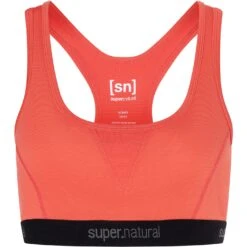 SUPER.NATURAL Women Semplice Bra 220 - Living Coral