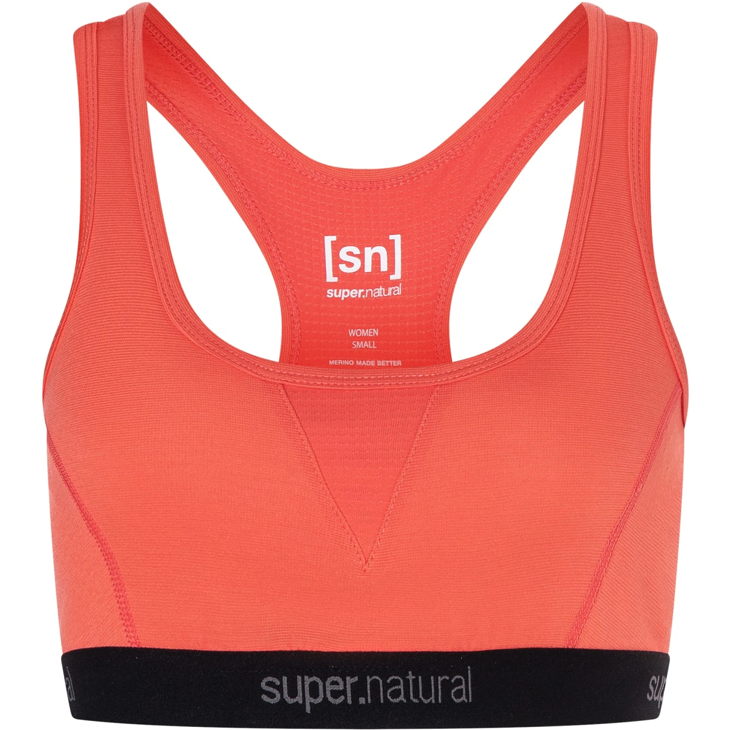 SUPER.NATURAL Women Semplice Bra 220 - Living Coral 1 SUPER.NATURAL Women Semplice Bra 220 - Living Coral