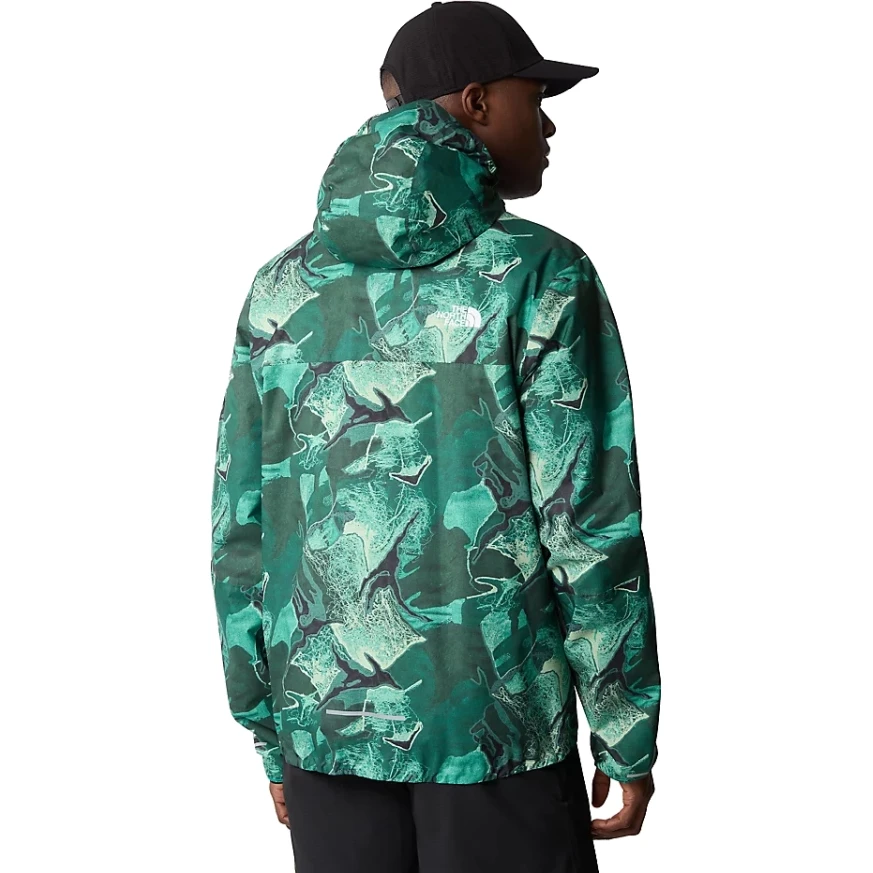 The North Face Higher Run Jacket Men - Lichen Teal Camo Embroidery Print 2 The North Face Higher Run Jacket Men - Lichen Teal Camo Embroidery Print - Image 2