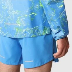 The North Face Higher Run Jacket Men - Super Sonic Blue Valley Floor Print -RunGear Elite the north face mens higher run jacket super sonic blue valley floor print 12 1395216