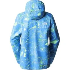 The North Face Higher Run Jacket Men - Super Sonic Blue Valley Floor Print -RunGear Elite the north face mens higher run jacket super sonic blue valley floor print 2 1395203