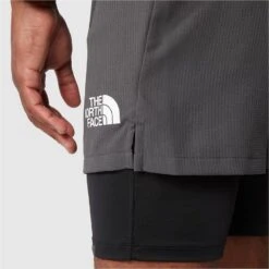 The North Face Mountain Athletics Lab Dual Shorts Men - Asphalt Grey/TNF Black -RunGear Elite the north face mens mountain athletics lab dual shorts asphalt grey tnf black 7 1395518