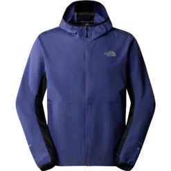 The North Face Run Wind Jacket Men - Cave Blue -RunGear Elite the north face mens run wind jacket cave blue 1 1520448