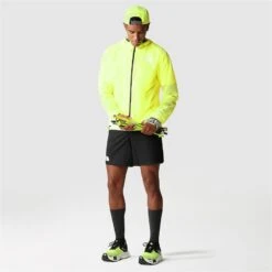 The North Face Summit Superior Wind Jacket Men - LED Yellow -RunGear Elite the north face mens summit superior wind jacket led yellow 4 1396178