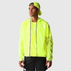 The North Face Summit Superior Wind Jacket Men - LED Yellow -RunGear Elite the north face mens summit superior wind jacket led yellow 7 1396181