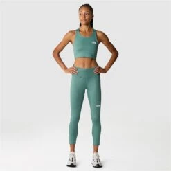 The North Face Flex High Rise 7/8 Tights Women - Dark Sage -RunGear Elite the north face womens flex high rise 7 8 tights dark sage 5 1552468