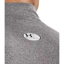 Under Armour ColdGear® Compression Mock Shirt Men - Charcoal Light Heather / Black -RunGear Elite under armour mens coldgear compression mock shirt charcoal light heather 6 1472603