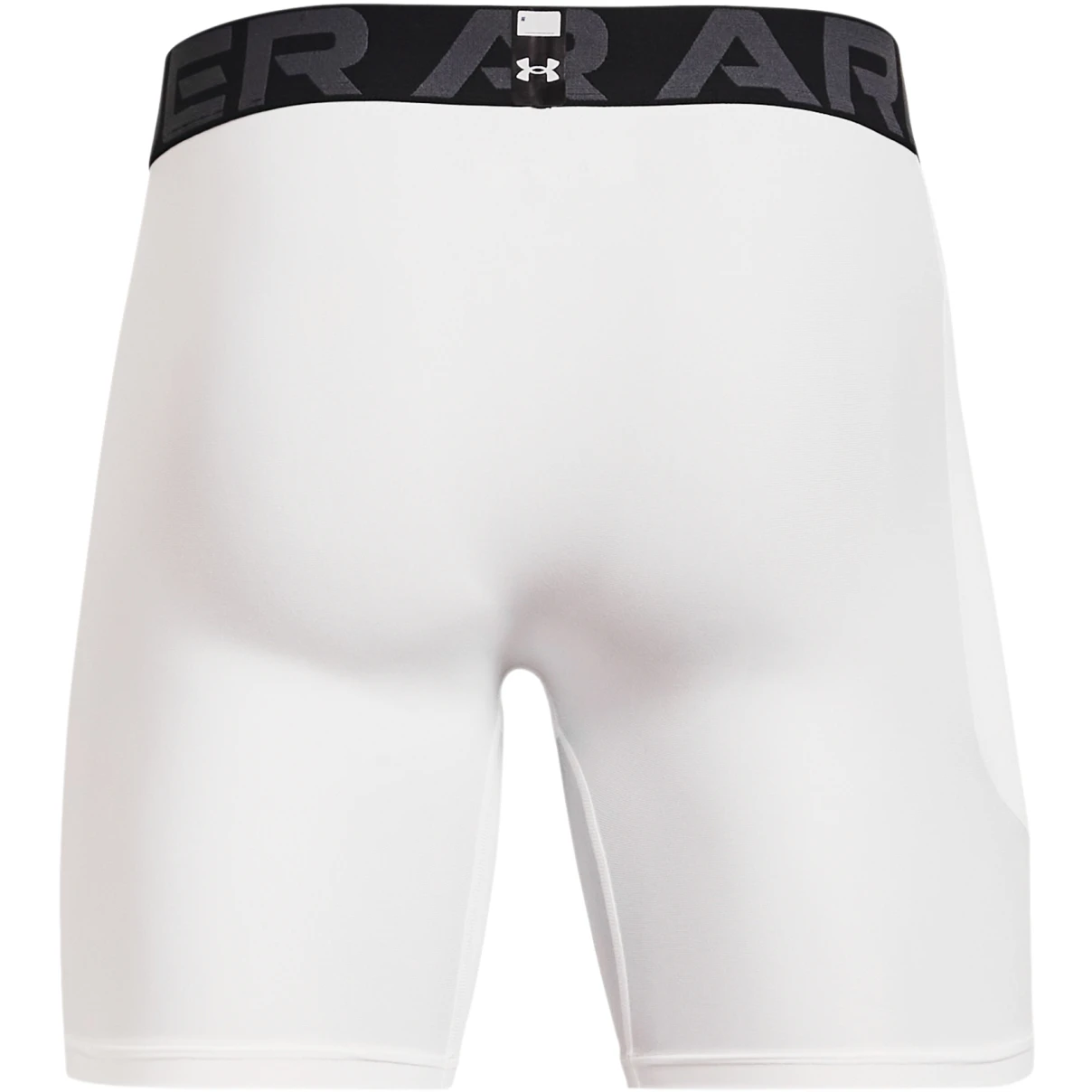 Under Armour HeatGear® Armour Compression Shorts Men - White/Black 4 Under Armour HeatGear® Armour Compression Shorts Men - White/Black - Image 4