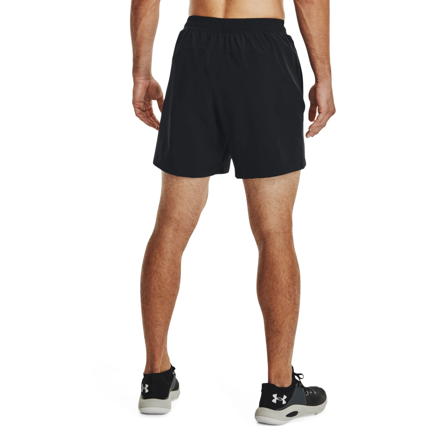 Under Armour UA ArmourPrint Woven Shorts Men - Black/Halo Gray 4 Under Armour UA ArmourPrint Woven Shorts Men - Black/Halo Gray - Image 4