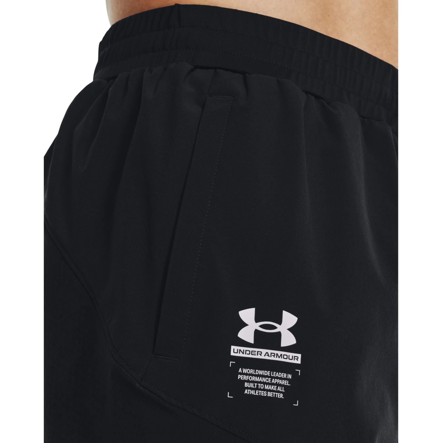 Under Armour UA ArmourPrint Woven Shorts Men - Black/Halo Gray 6 Under Armour UA ArmourPrint Woven Shorts Men - Black/Halo Gray - Image 6