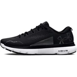 Under Armour UA HOVR™ Infinite 5 Running Shoes Men - Black/White -RunGear Elite under armour mens ua hovr infinite 5 running shoes black white 3 1527749