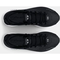 Under Armour UA HOVR™ Infinite 5 Running Shoes Men - Black/White -RunGear Elite under armour mens ua hovr infinite 5 running shoes black white 6 1527752