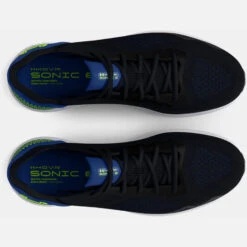 Under Armour UA HOVR™ Sonic 6 Running Shoes Men - Black/Blue Mirage/Lime Surge -RunGear Elite under armour mens ua hovr sonic 6 running shoes black blue mirage lime surge 7 1456282