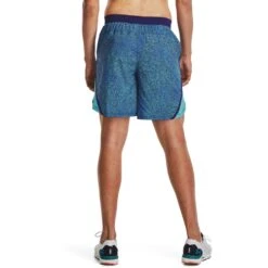 Under Armour UA Launch 7'' Printed Shorts Men - Glacier Blue/Sonar Blue/Reflective -RunGear Elite under armour mens ua launch 7 printed shorts glacier blue sonar blue reflective 4 1388646