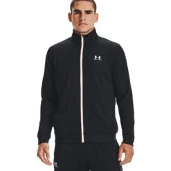 Under Armour UA Sportstyle Tricot Jacket Men - Black / Onyx White
