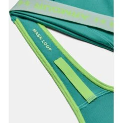 Under Armour Armour® Mid Crossback Pocket Sports Bra Women - Neptune/Sea Mist/Quirky Lime -RunGear Elite under armour womens armour mid crossback pocket sports bra neptune sea mist quirky lime 4 1158752