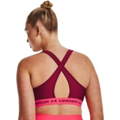 Under Armour Armour® Mid Crossback Sports Bra Women - Black Rose/Penta Pink/Black Rose 19 Under Armour Armour® Mid Crossback Sports Bra Women - Black Rose/Penta Pink/Black Rose -RunGear Elite under armour womens armour mid crossback sports bra black rose penta pink black rose 10 1160070