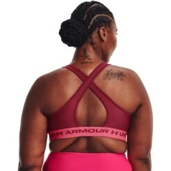 Under Armour Armour® Mid Crossback Sports Bra Women - Black Rose/Penta Pink/Black Rose 15 Under Armour Armour® Mid Crossback Sports Bra Women - Black Rose/Penta Pink/Black Rose -RunGear Elite under armour womens armour mid crossback sports bra black rose penta pink black rose 6 1160066