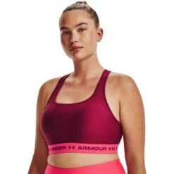 Under Armour Armour® Mid Crossback Sports Bra Women - Black Rose/Penta Pink/Black Rose 18 Under Armour Armour® Mid Crossback Sports Bra Women - Black Rose/Penta Pink/Black Rose -RunGear Elite under armour womens armour mid crossback sports bra black rose penta pink black rose 9 1160069