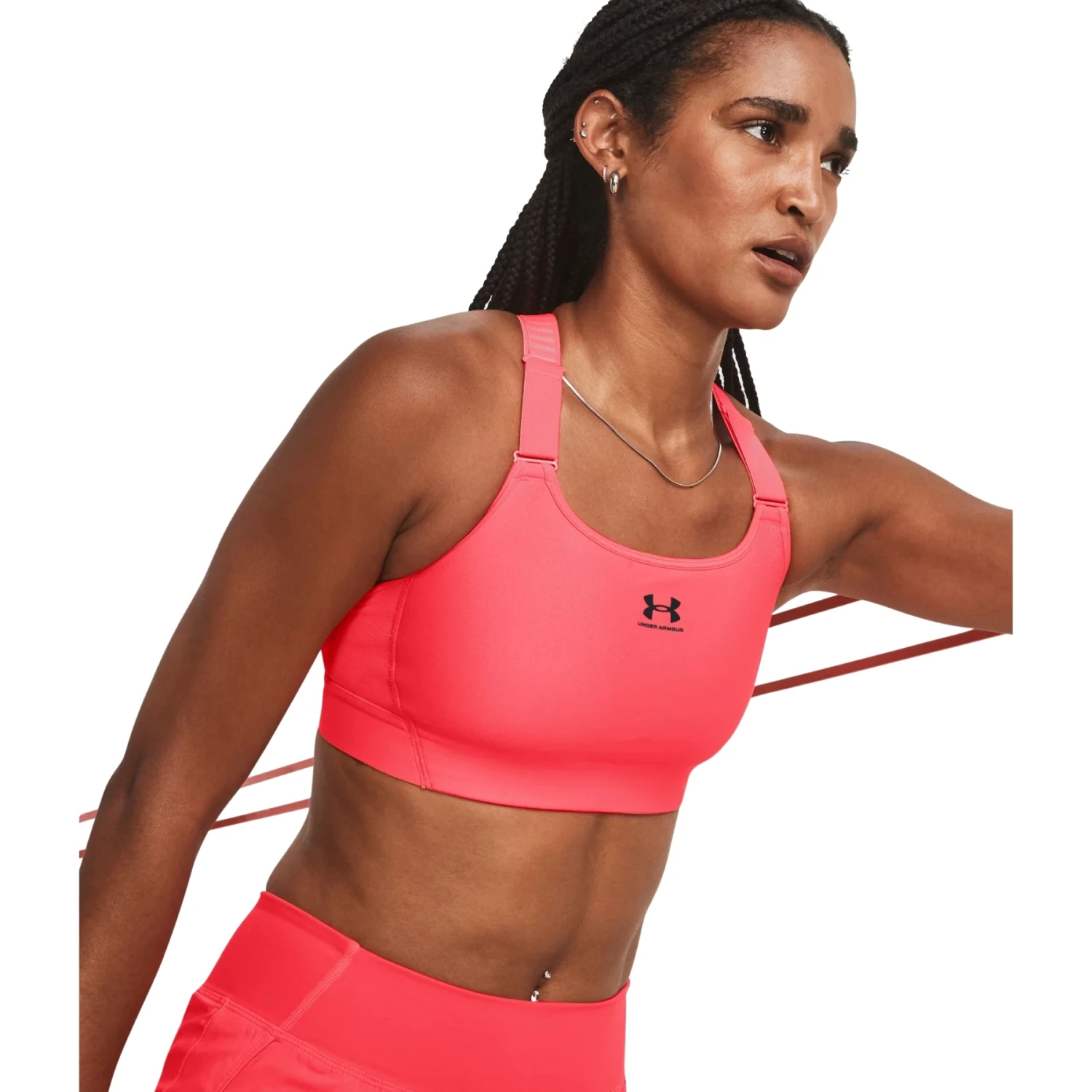Under Armour HeatGear® Armour High Sports Bra Women - Beta/Black 12 Under Armour HeatGear® Armour High Sports Bra Women - Beta/Black - Image 12
