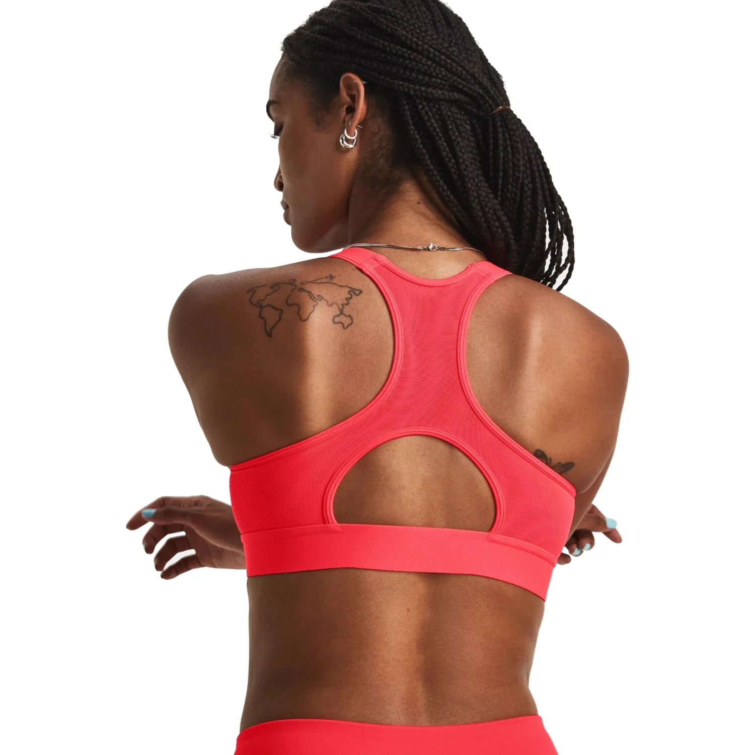 Under Armour HeatGear® Armour High Sports Bra Women - Beta/Black 2 Under Armour HeatGear® Armour High Sports Bra Women - Beta/Black - Image 2