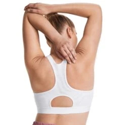 Under Armour HeatGear® Armour High Sports Bra Women - White/Jet Gray 15 Under Armour HeatGear® Armour High Sports Bra Women - White/Jet Gray -RunGear Elite under armour womens heatgear armour high sports bra white jet gray 8 1527891