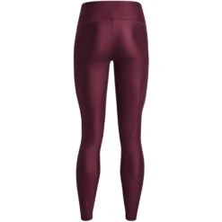 Under Armour HeatGear® Armour No-Slip Waistband Full-Length-Leggings Women - Dark Maroon/Black -RunGear Elite under armour womens heatgear armour no slip waistband full length leggings dark maroon 4 1527212