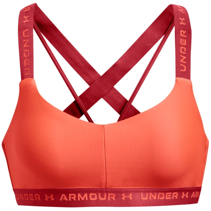 Under Armour UA Crossback Low Sports Bra Women - After Burn/After Burn 3 Under Armour UA Crossback Low Sports Bra Women - After Burn/After Burn - Image 3