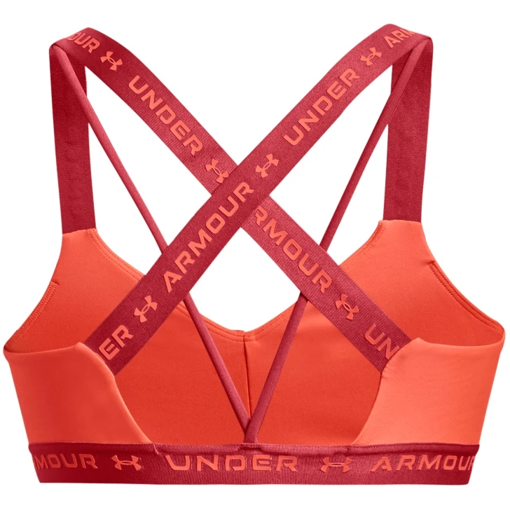 Under Armour UA Crossback Low Sports Bra Women - After Burn/After Burn 4 Under Armour UA Crossback Low Sports Bra Women - After Burn/After Burn - Image 4