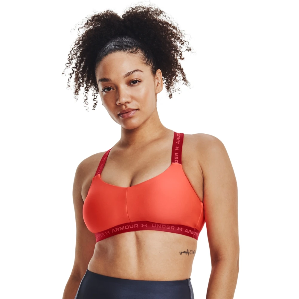 Under Armour UA Crossback Low Sports Bra Women - After Burn/After Burn 1 Under Armour UA Crossback Low Sports Bra Women - After Burn/After Burn