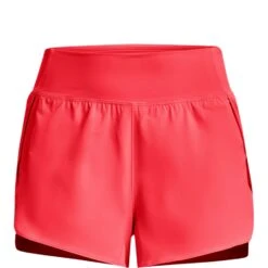 Under Armour UA Flex Woven 2-in-1 Shorts Women - Beta/Dark Maroon -RunGear Elite under armour womens ua flex woven 2 in 1 shorts beta 3 1527228