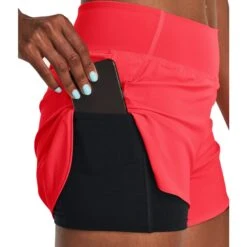 Under Armour UA Flex Woven 2-in-1 Shorts Women - Beta/Dark Maroon -RunGear Elite under armour womens ua flex woven 2 in 1 shorts beta 9 1527234