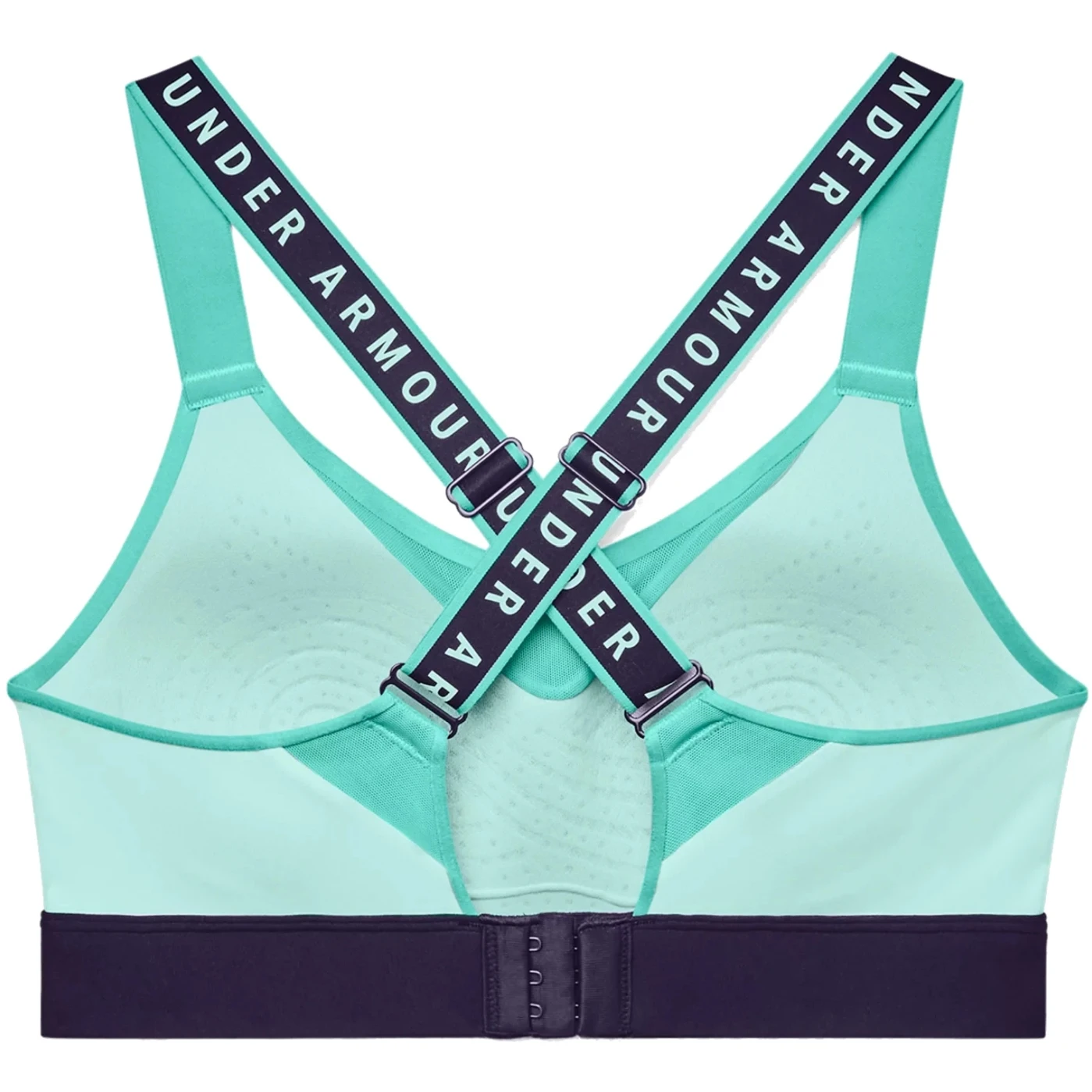 Under Armour UA Infinity High Blocked Sports Bra Women - Sea Mist/Purple Switch/Neptune 4 Under Armour UA Infinity High Blocked Sports Bra Women - Sea Mist/Purple Switch/Neptune - Image 4