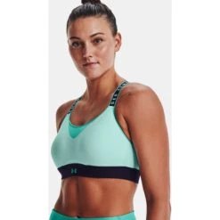 Under Armour UA Infinity High Blocked Sports Bra Women - Sea Mist/Purple Switch/Neptune 16 Under Armour UA Infinity High Blocked Sports Bra Women - Sea Mist/Purple Switch/Neptune -RunGear Elite under armour womens ua infinity high blocked sports bra sea mist purple switch neptune 7 1158872