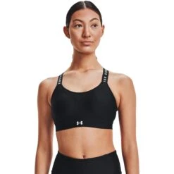 Under Armour UA Infinity High Sports Bra Women - Black/Black/White