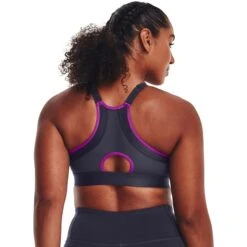 Under Armour UA Infinity Low Sports Bra Women - Tempered Steel/Strobe -RunGear Elite under armour womens ua infinity low sports bra tempered steel strobe 8 1282780
