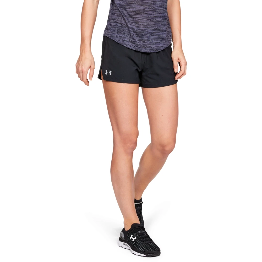 Under Armour UA Launch SW ''Go All Day'' Shorts Women - Black/Black/Reflective 3 Under Armour UA Launch SW ''Go All Day'' Shorts Women - Black/Black/Reflective - Image 3