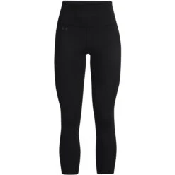 Under Armour UA Motion Ankle Leggings Women - Black/Jet Gray -RunGear Elite under armour womens ua motion ankle leggings black jet gray 1 1229344