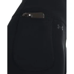 Under Armour UA Motion Ankle Leggings Women - Black/Jet Gray -RunGear Elite under armour womens ua motion ankle leggings black jet gray 6 1229349