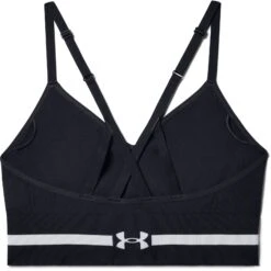 Under Armour UA Seamless Low Long Sports Bra Women - Black/Halo Gray 13 Under Armour UA Seamless Low Long Sports Bra Women - Black/Halo Gray -RunGear Elite under armour womens ua seamless low long sports bra black halo gray 2 1013900