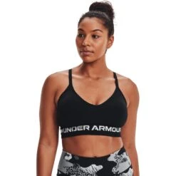 Under Armour UA Seamless Low Long Sports Bra Women - Black/Halo Gray 16 Under Armour UA Seamless Low Long Sports Bra Women - Black/Halo Gray -RunGear Elite under armour womens ua seamless low long sports bra black halo gray 9 1013907