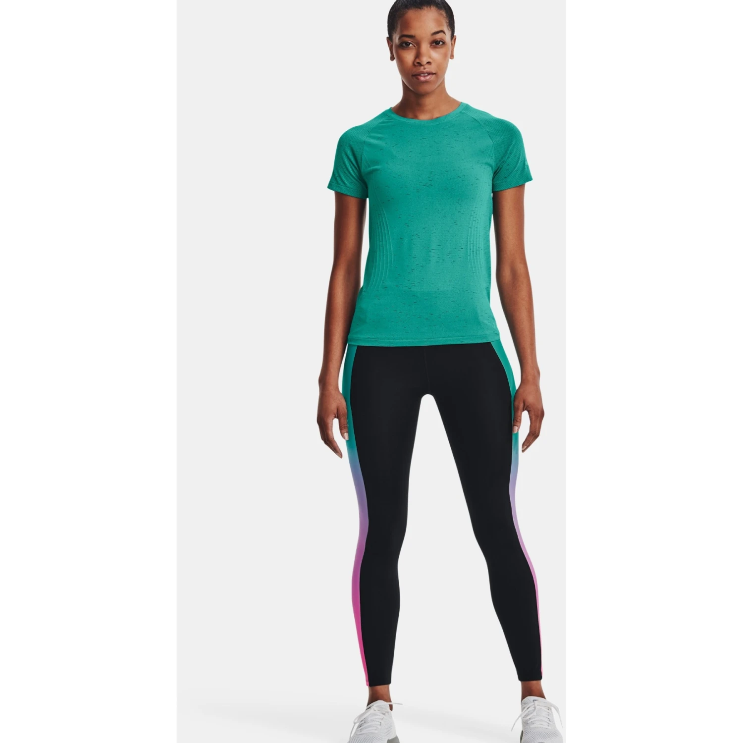 Under Armour UA SpeedPocket Ankle Tights Women - Black/Neptune/Reflective 6 Under Armour UA SpeedPocket Ankle Tights Women - Black/Neptune/Reflective - Image 6