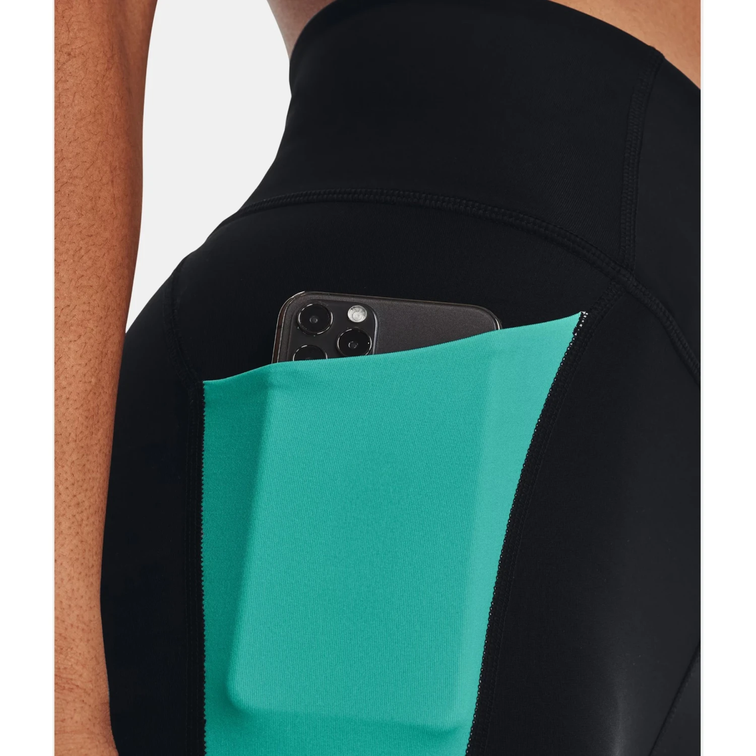 Under Armour UA SpeedPocket Ankle Tights Women - Black/Neptune/Reflective 9 Under Armour UA SpeedPocket Ankle Tights Women - Black/Neptune/Reflective - Image 9