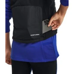 Under Armour UA Storm Session Run Vest Women - Black/Reflective -RunGear Elite under armour womens ua storm session run vest black reflective 5 1536430